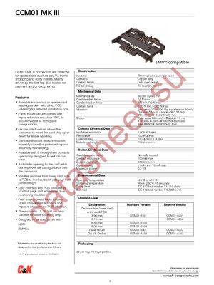 CCM01-6101LFT T30 datasheet  